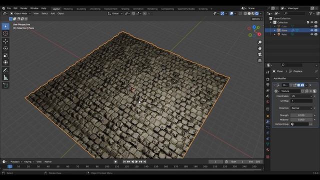 Результат UV развертки плоскости в Blender смотреть онлайн