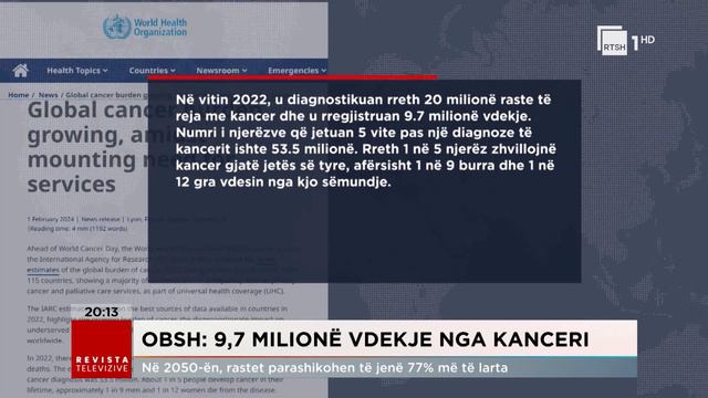 Edicioni Qendror i Lajmeve - 4 Shkurt 2024, ora 20:00 | Revista Televizive në RTSH смотреть онлайн