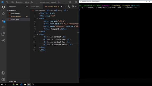 Git Checkout | Git & Github Tutorial for Beginners(Hindi) Part 4 смотреть онлайн