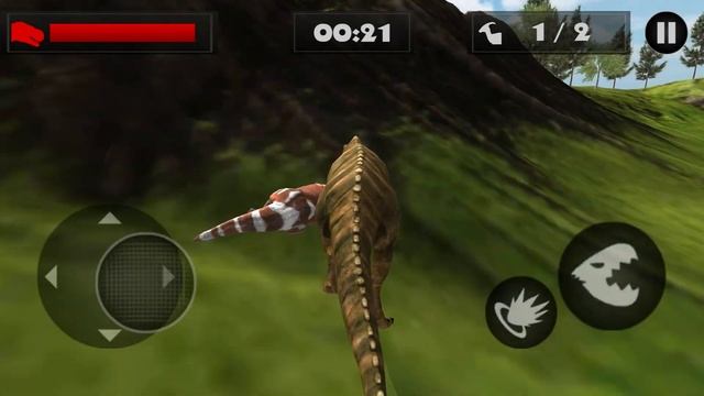 Hungry T-Rex: Island Dinosaur Hunt Android Gameplay | Best Dinosaur Games 2021 смотреть онлайн