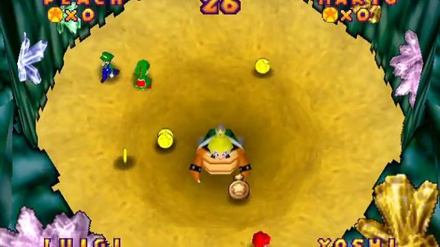 Mario Party 2 - Princess Peach in Quicksand Cache (Bonus Mini-Game) смотреть онлайн