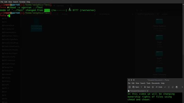 Using Chmod And Chown To Change A Files Permissions смотреть онлайн
