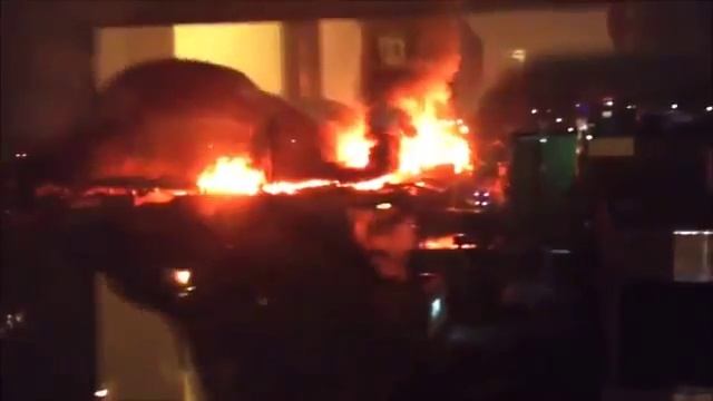 Горит Верхний рынок в Пятигорске смотреть онлайн