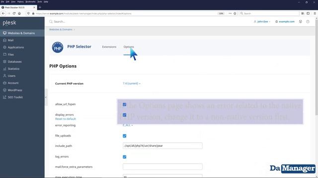 How to Increase PHP's upload max filesize value using CloudLinux Selector in Plesk DA MANAGER смотреть онлайн