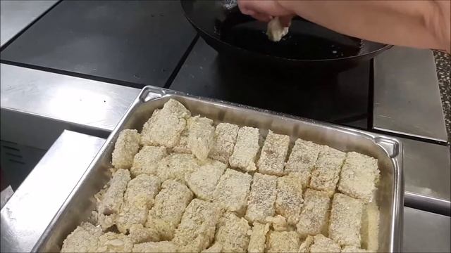 Хрустящие рыбные палочки. Соусом Тар- Тар . Даже дети едят с огромной радостью, смотреть онлайн