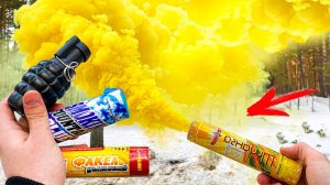 ✅ ТОП 15 ЦВЕТНЫХ ДЫМОВ ? ТЕСТ - ЦВЕТНОЙ ДЫМ ? МОЩНЫЕ ДЫМОВУХИ ЗАДЫМИЛИ ЛЕС, ПОЖАРНЫЕ БЫЛИ В ЯРОСТИ!