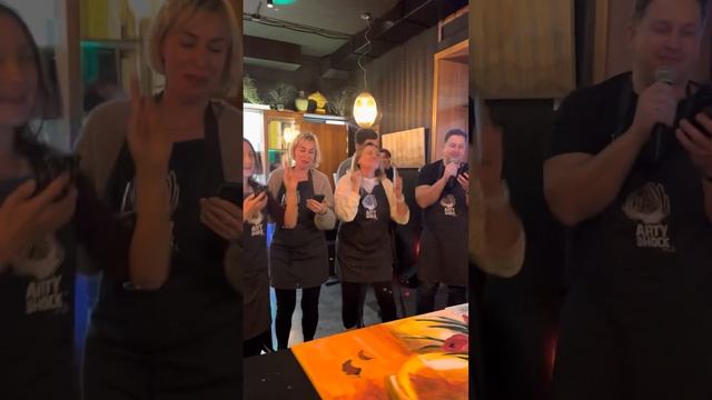 Арт тимбилдинг Составная картина Артишок Клаб смотреть онлайн