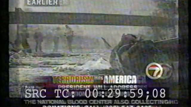 September 11 2001: WSVN Miami - 16.30 to 17.28 - 1 of 3 смотреть онлайн