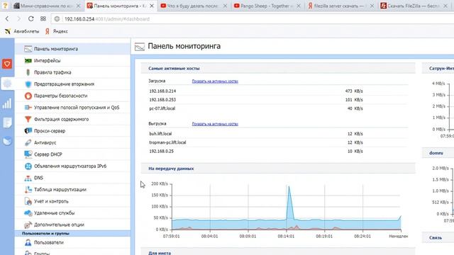 Kerio Control бэкап конфигурации сервера средствами FTP