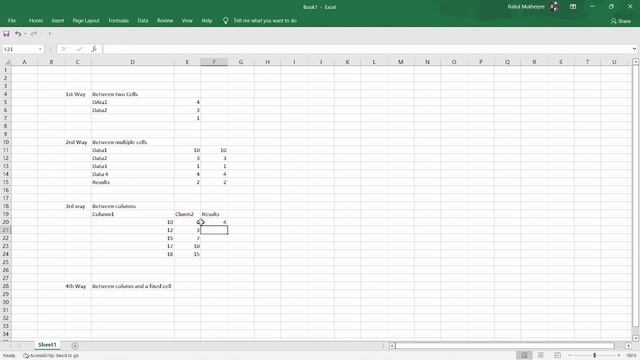 Excel Subtraction made Easy | how to subtract in excel | minus formula in Excel смотреть онлайн