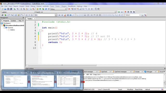 C Operator Precedence & Associativity - C Programming Tutorial 41 смотреть онлайн
