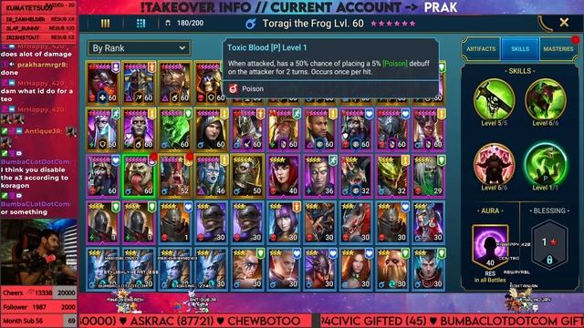 Account Takeover! Toragi Solo Scarab King Hard 100 level! Rotation #3 Raid Shadow Legends! смотреть онлайн