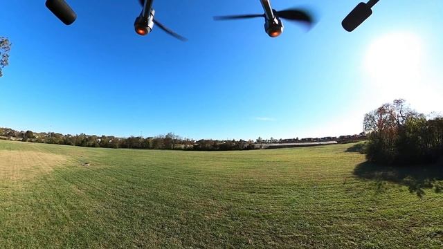 Flight of the GoPro MAX on the Yuneec Typhoon H смотреть онлайн