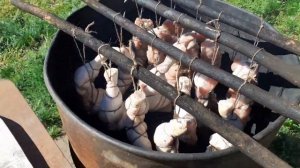 Простая коптильня из бочки своими руками, как коптить мясо дедовским методом, копченое мясо в бочке