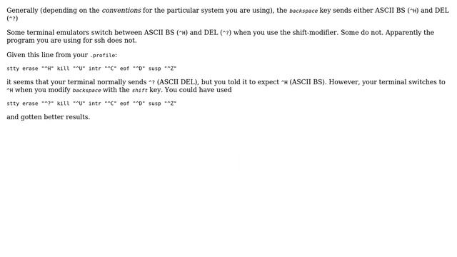 Erase character with BackSpace on a bash command line (3 Solutions!!) смотреть онлайн