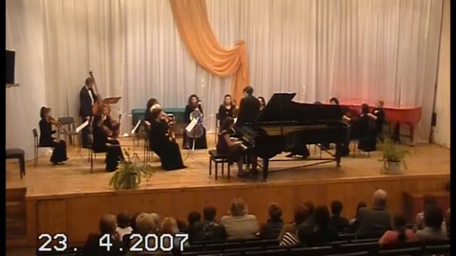 Широковская Ольга 5 кл Гайдн Концерт ре-мажор 1 часть. 04 2007 Педагог Деньгин Е Г ДМШ-2 смотреть онлайн