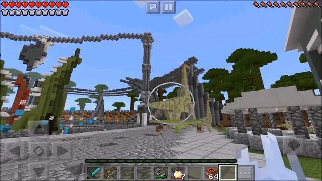 Minecraft Pe How To Make a Portal To The Jurassic World Dimension - Mcpe Portal To Jurassic World!! смотреть онлайн