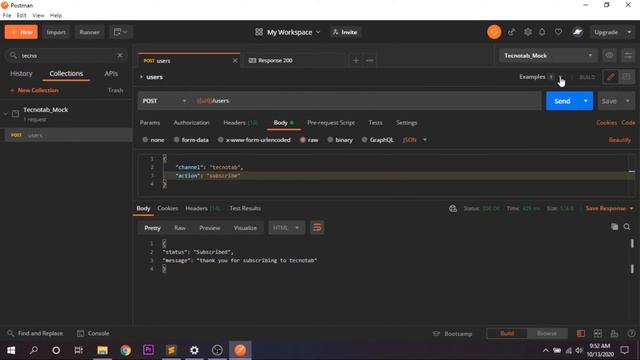 Postman Mock Server with Exception response [Advanced] (Latest 2022) || postman mock API response смотреть онлайн