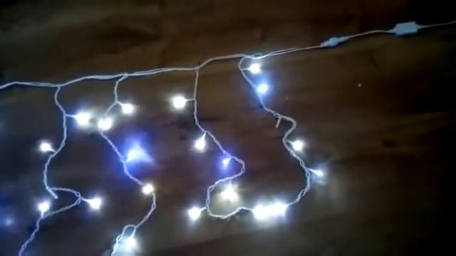 Светодиодная бахрома , флэш эффект смотреть онлайн