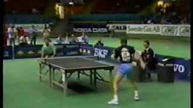 Table Tennis Euro 1990 final Appelgren vs Grubba part 1 смотреть онлайн