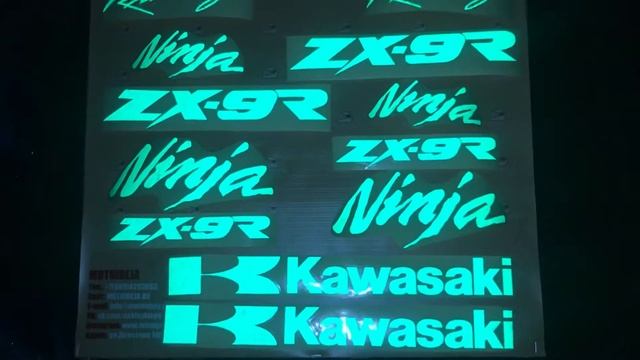 Светоотражающие Наклейки для мотоцикла Kawasaki ZX-9R смотреть онлайн