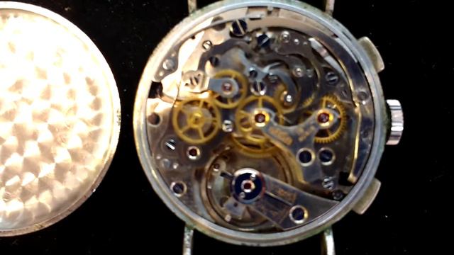 1940s Arsa Military Column Wheel Pillar Wheel Vintage Chronograph смотреть онлайн