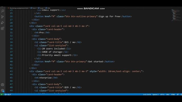How to create a responsive "Pricing Page" clone using HTML & Bootstrap || Full Code ? смотреть онлайн