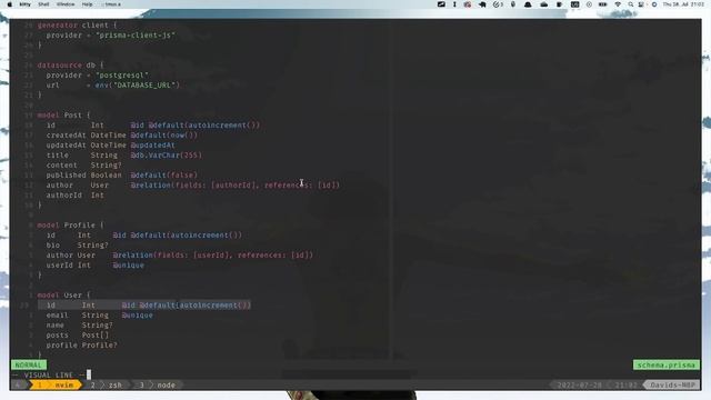 How to create a Database with Prisma | Typescript, Prisma, NodeJS | #coding #tutorial смотреть онлайн