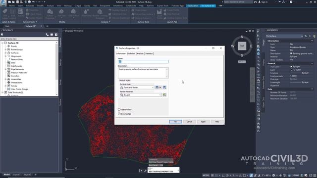 Adding Breaklines To A Surface In Civil 3D 2018, 2019, 2020, 2021 смотреть онлайн
