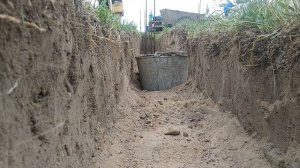 Заливка свай под Баню 6 на 4 ./ Баня с Нуля ./ Часть 2✔️✅