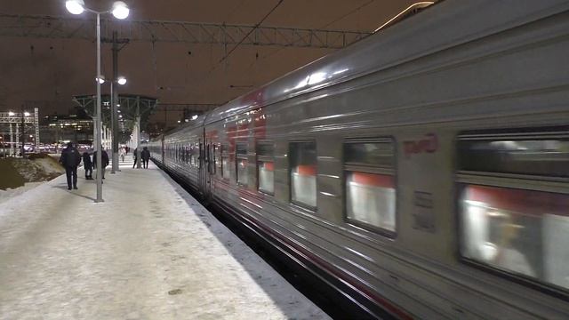 Электровоз ЭП2К-406 (ТЧЭ-6) со скорым поездом "Славянский экспресс" №007Б Москва - Брест. смотреть онлайн