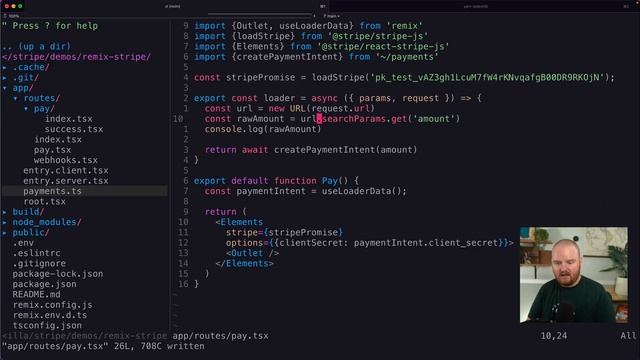 Continuation of Remix + Stripe demo for accepting custom amounts смотреть онлайн