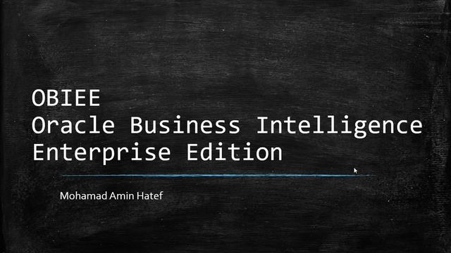 آموزش ابزار هوش تجاری اوراکل - Oracle Business Intelligence Learning Course смотреть онлайн
