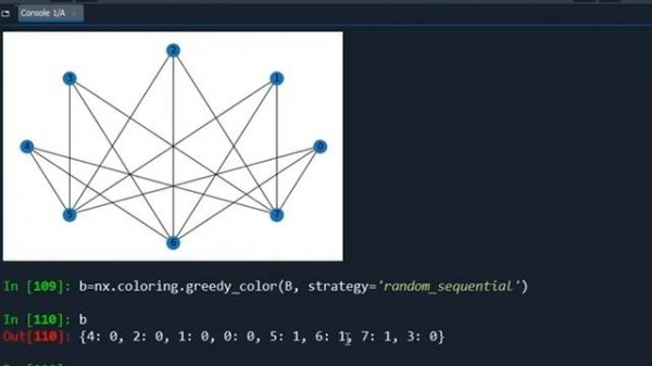 Chromatic number using python-networkx|Graph Theory|Chromatic number of a graph