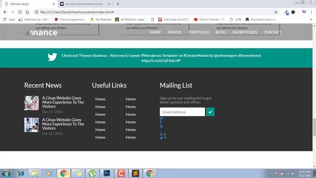 How to Convert PSD in HTML in Hindi // Solve Responsive Issues in Website // Part - 4 смотреть онлайн