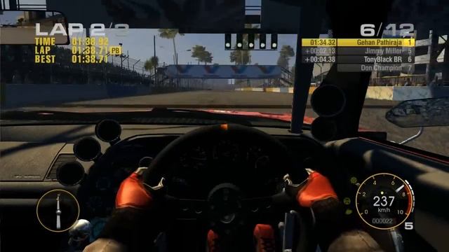 Race Driver GRID - Gameplay on 9800gtx+ / E8400 (HD) смотреть онлайн