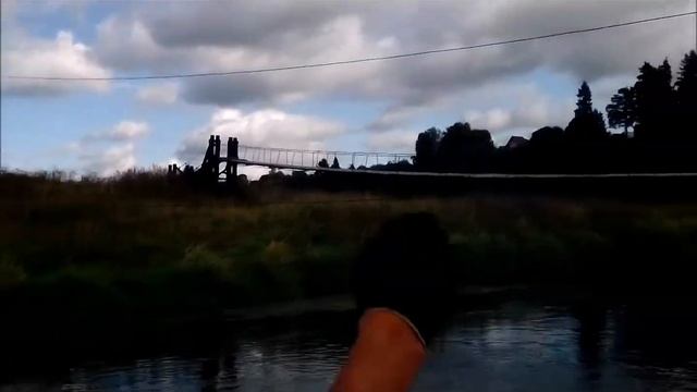 Сплав на плоту Проход под мостом нужный угол смотреть онлайн