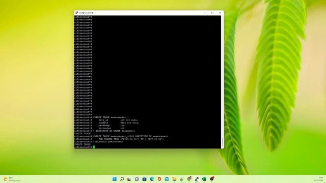 PostgreSQL- Create Partition Table смотреть онлайн