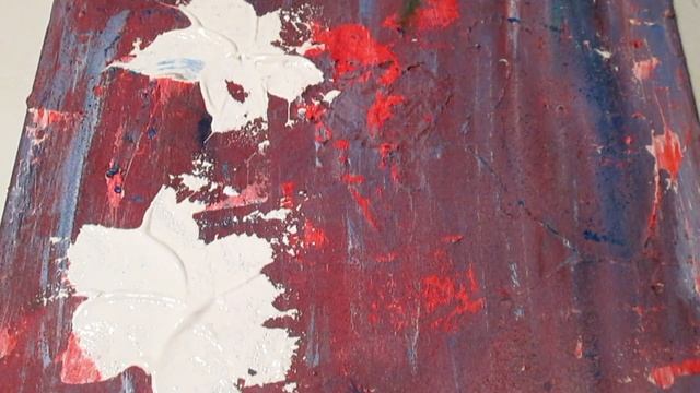 Рисуем вместе. Цветы. Мастихин.Техника. Как нарисовать цветы мастихином. White Flowers смотреть онлайн