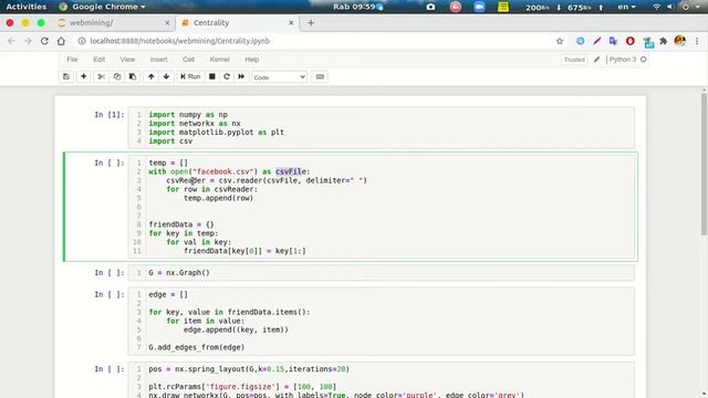 Web Mining : Analisa Jaringan Pertemanan Facebook | NetworkX Python смотреть онлайн