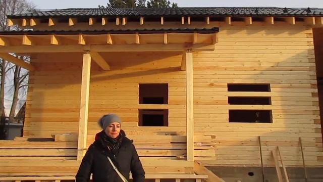 Построили дом из профилированного бруса камерной сушки смотреть онлайн