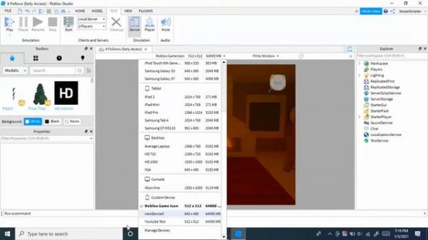 How to create good custom game Icons using nothing except Roblox Studio