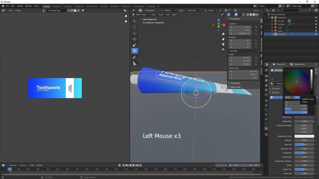 Blender 2.8x How to model Toothpaste - Easy смотреть онлайн