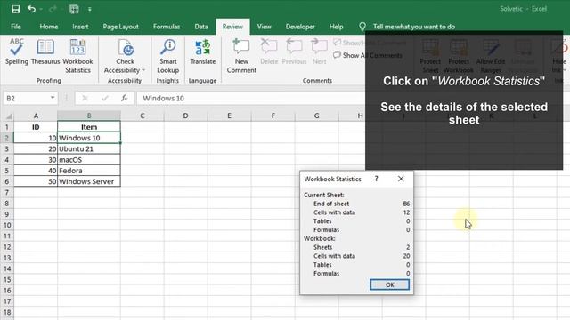 ? Workbook statistics in Excel 2019, 2016 ✔️ VIEW смотреть онлайн