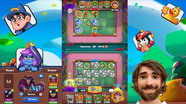 15й Инквизитор против 15го Борея. Кто круче и почему? Rush Royale смотреть онлайн