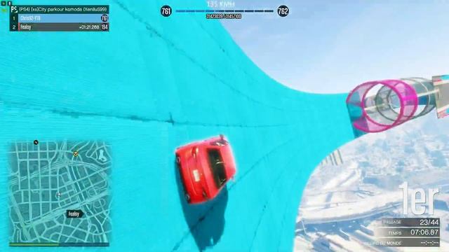 (Parkour) City Parkour Komoda (XeniluS99) [GTA 5 PC]