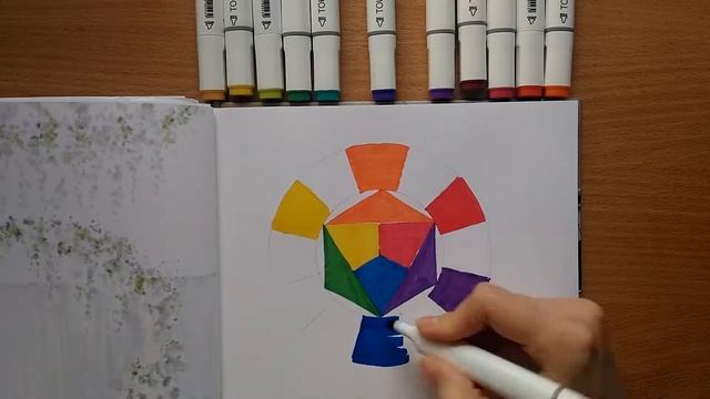 Круг Иттена маркерами смотреть онлайн
