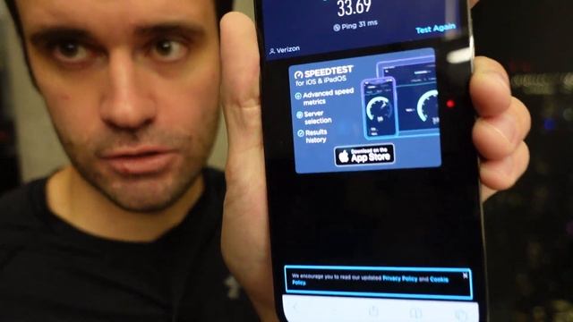 Тестирую 5G интернет от Verizon в центре Лос Анджелеса на iPhone 12 Max Pro и модем M210. Как ловит смотреть онлайн