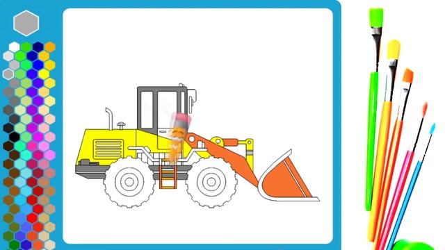 Bolalar Uchun Traktor Chizish / Рисуем Трактор Для Детей / Draw a Tractor For Kids смотреть онлайн