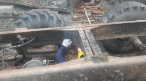 Урал 4320 . Ремонт часть 31. Замена оси балансира . Восстановление посадочного